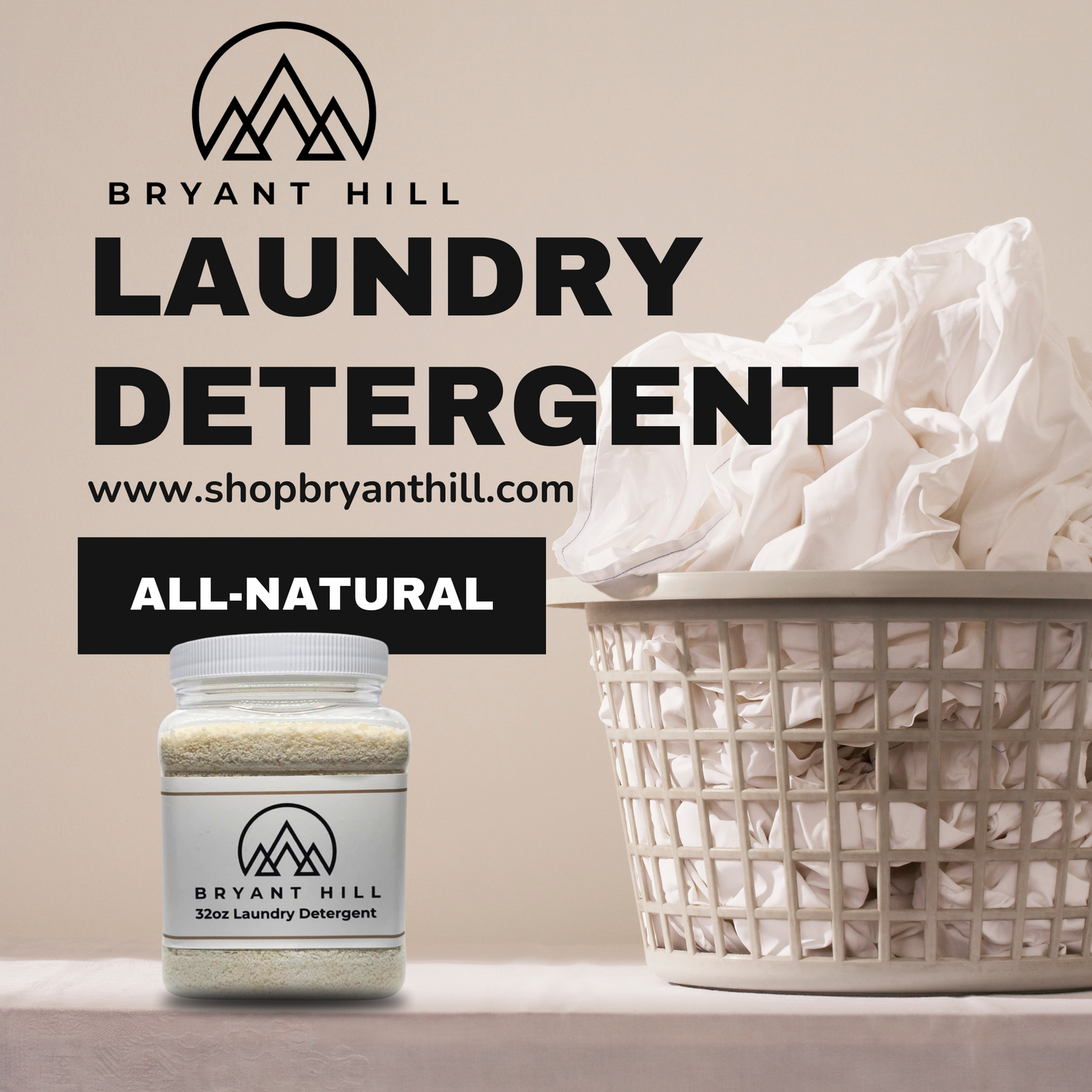 Best All-Natural Laundry Detergent for Sensitive Skin, Bryant Hill