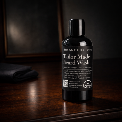Tailor Made Wash All Natural Beard Wash Gentle, Non Stripping and Effective Beard Cleanser