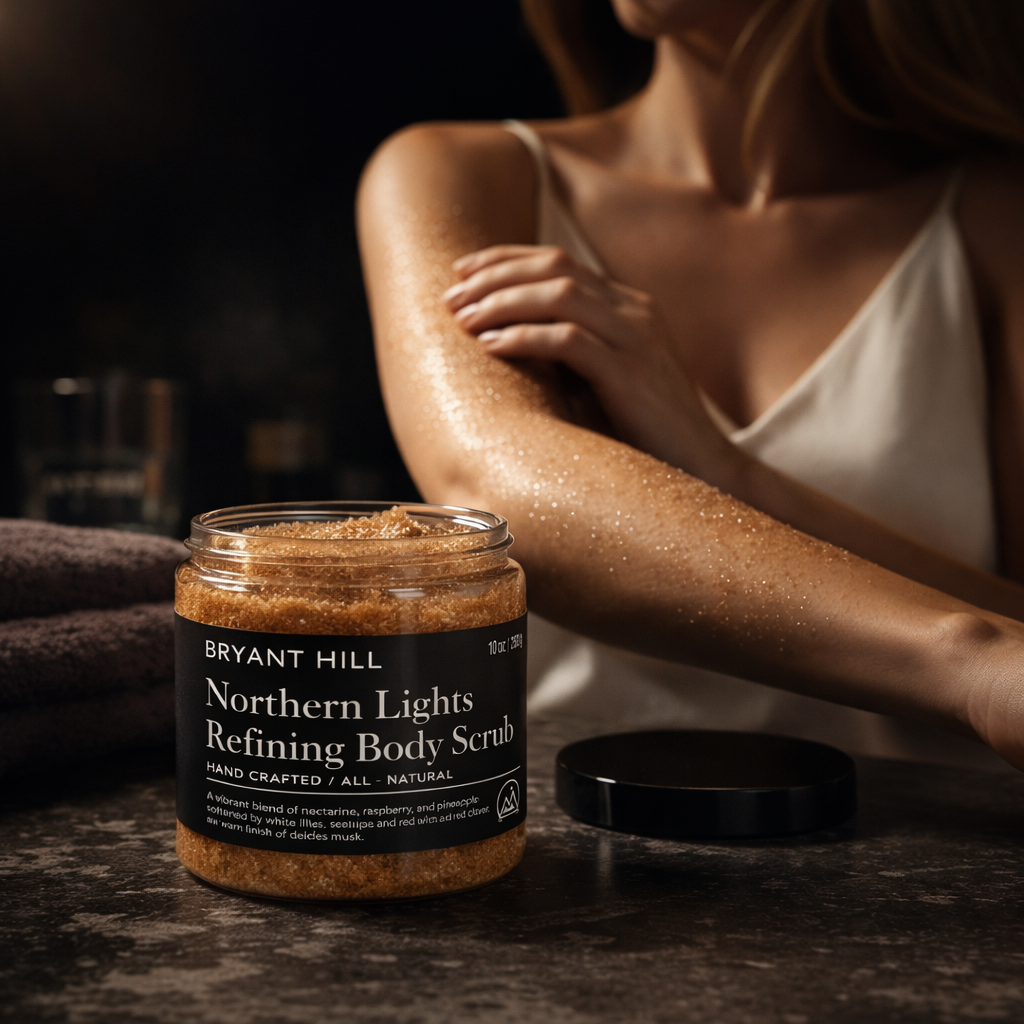 Northern Lights Sugar Scrub All Natural Exfoliating And Hydrating Scrub