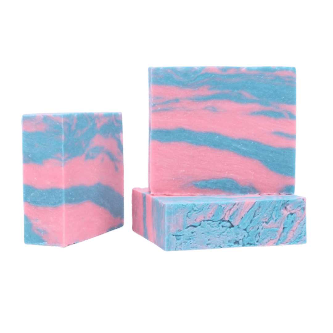 Bryant Hill All-Natural Soap Bar in Cotton Candy made with vegan ingredients and a clean scent for sensitive skin