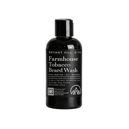 Farmhouse Tobacco Beard Wash All Natural Beard Wash Gentle, Non Stripping and Effective Beard Cleanser