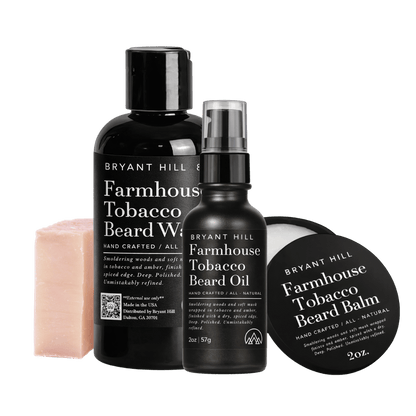 Farmhouse Tobacco Complete All Natural Beard Grooming Kit