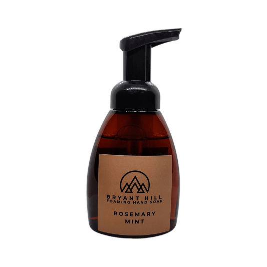 Bryant Hill All-Natural Hand Soap in Rosemary Mint made with vegan ingredients and a clean scent for sensitive skin