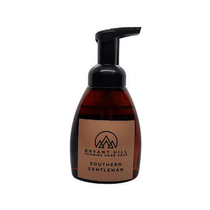 Bryant Hill All-Natural Hand Soap in Southern Gentleman made with vegan ingredients and a manly scent for sensitive skin