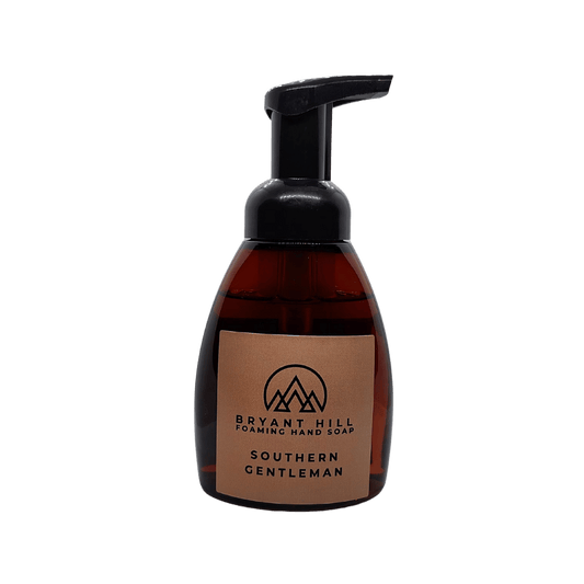 Bryant Hill All-Natural Hand Soap in Southern Gentleman made with vegan ingredients and a manly scent for sensitive skin