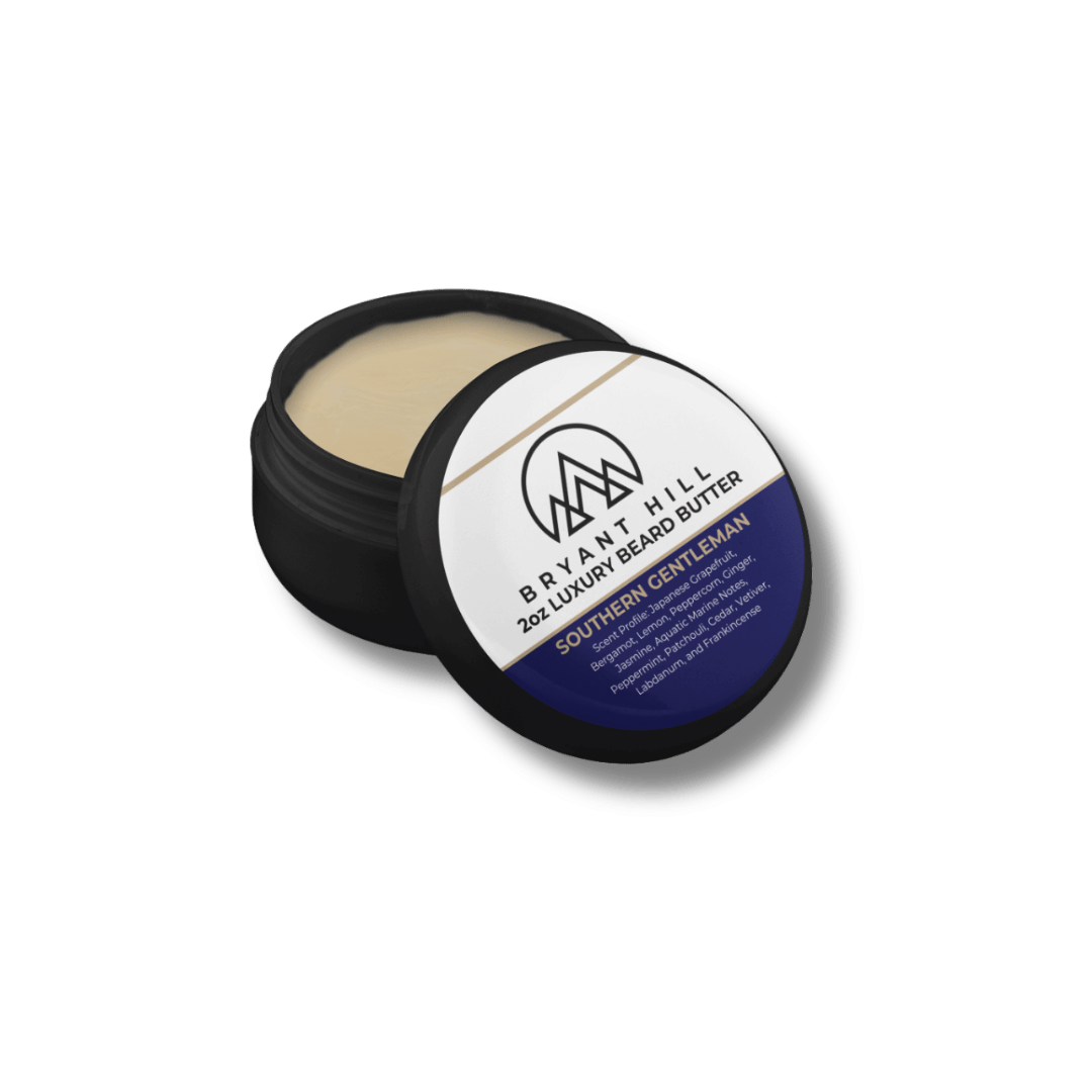 Bryant Hill Luxury Beard Butter in Southern Gentleman made with Beef Tallow and Manly Scent for Sensitive Skin