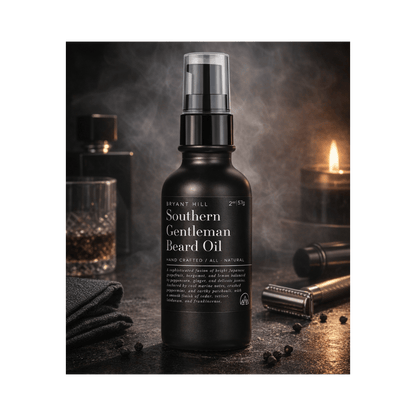 Southern Gentleman Beard Oil for Sensitive Skin | All-Natural Beard Oil – Bryant Hill