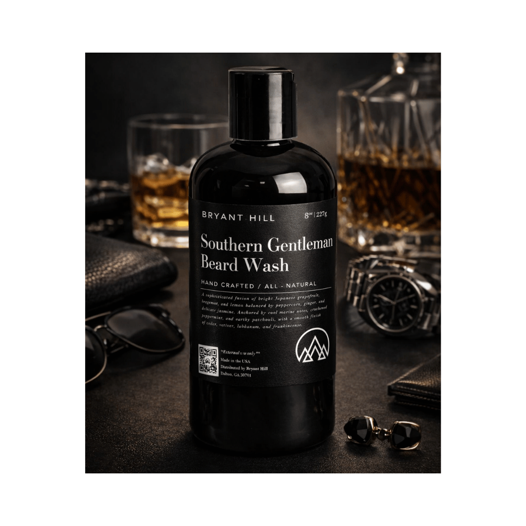 Southern Gentleman Beard Wash All Natural Beard Wash Gentle, Non Stripping and Effective Beard Cleanser