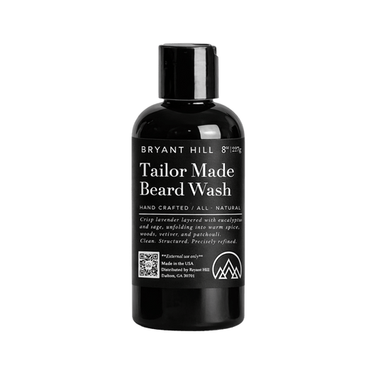 Tailor Made Wash All Natural Beard Wash Gentle, Non Stripping and Effective Beard Cleanser